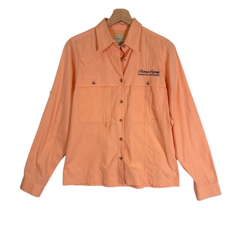 CC Filson Long Sleeve Button Up Shirt Size Medium